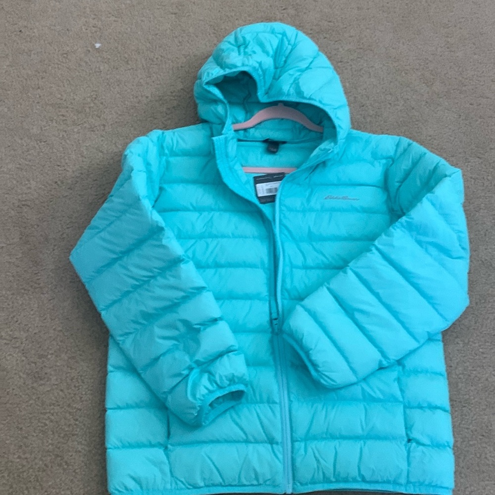 Eddie Bauer kids cirruslite hooded puffer coat